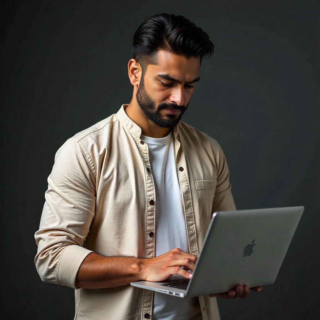 freepik indian man wareing tshirt graphic designer give so 79832